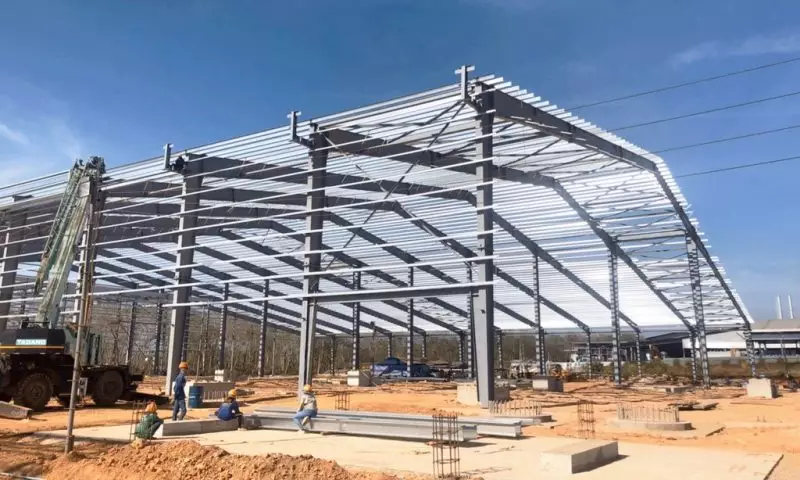 Công trình Nhà máy sản xuất găng tay được thi công bởi PEB Steel