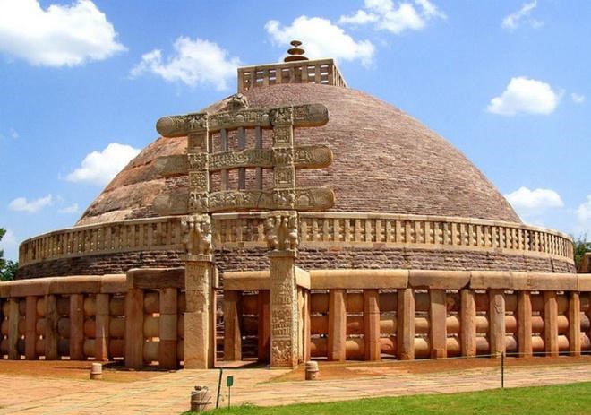 Công trình một mái vòm bằng gạch đơn giản