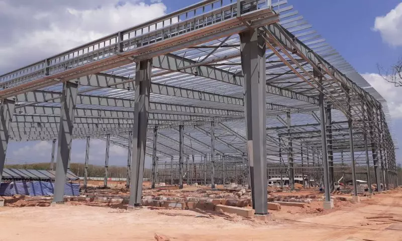 Structural steel is a type of construction material created in a certain shape or structure